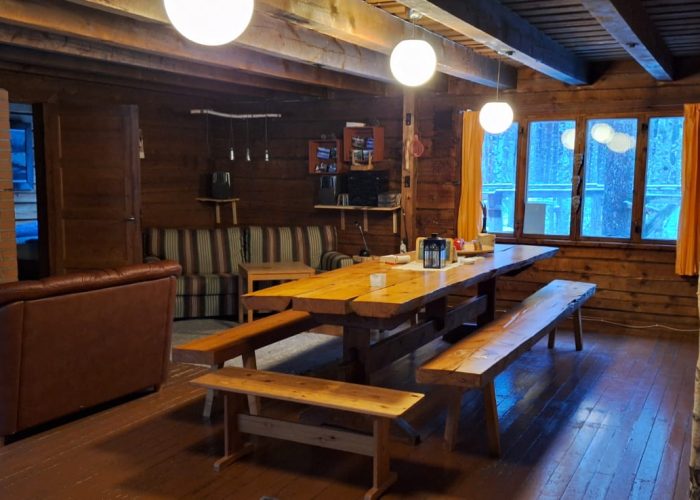 Aittokoski loghouse inside